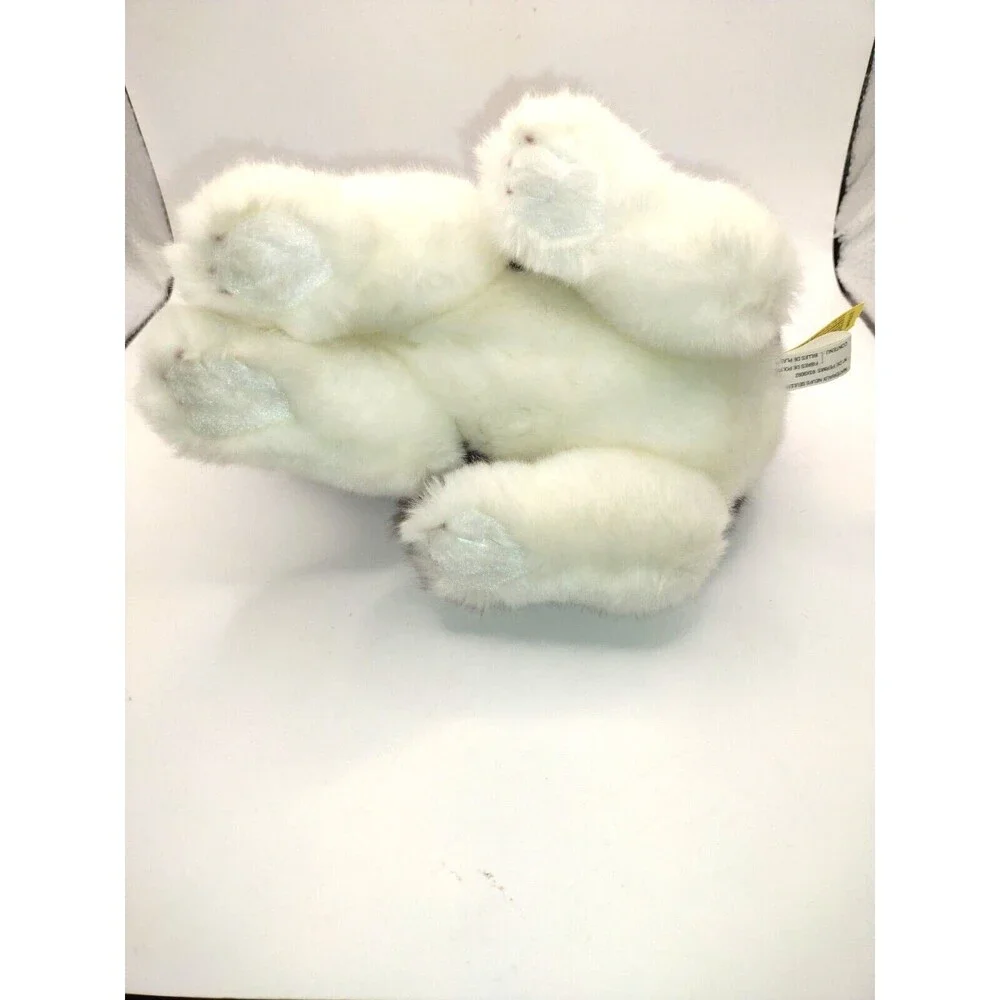 Miyoni Tots Baby Husky Puppy Dog Plush Stuffed Animal Blue Eyes Aurora Realistic